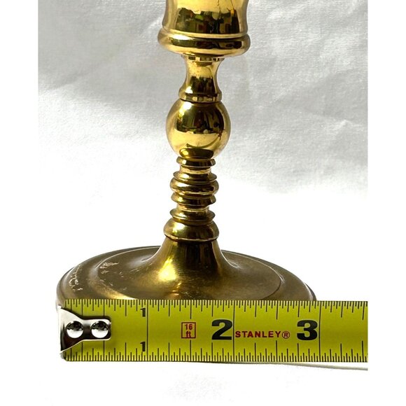 Vintage Seiden Solid Brass Candlestick Holder 5” Taper Candle Classic Decor - Picture 3 of 8